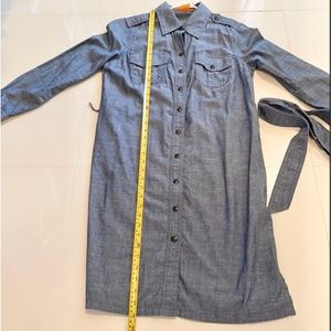 Tory Burch button down classic belted Jean Dress. Tory Burch true to size -8-